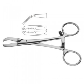 Bone Holding Forcep Stainless Steel, 14 cm - 5 1/2"